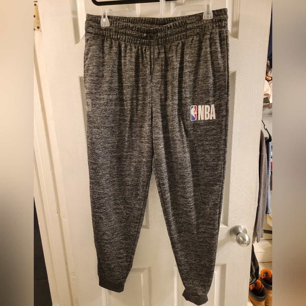 NBA Gray/black Jogger Pants XL